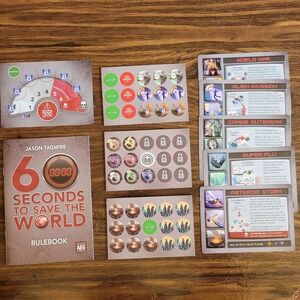6 Seconds To Save The World Board Game AEG Cooperative Pandemic Style